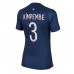Billige Paris Saint-Germain Presnel Kimpembe #3 Hjemmebane Fodboldtrøjer Dame 2023-24 Kortærmet